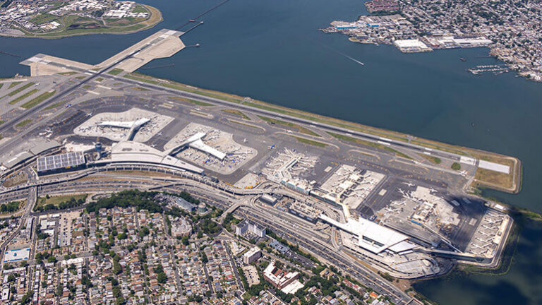 Aerial view of LaGuardia Airport